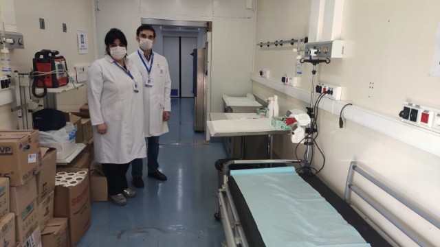 Mobil səyyar hospital xidmətə başladı - FOTO